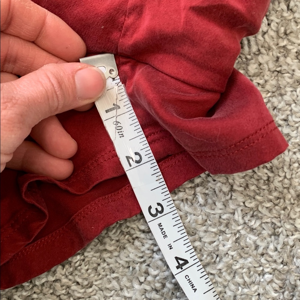 Quince Red Silk Shorts Size Large - Picture 6 of 9